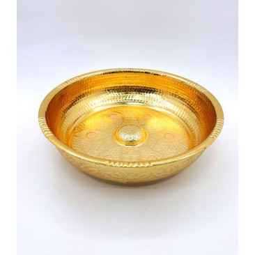 Чаша для обмивання золото для хамама - турецької лазні