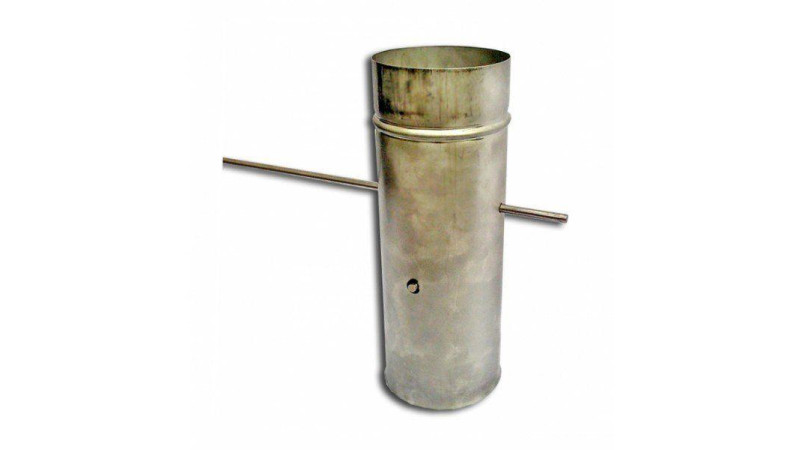 Регулятор тяги Ø120 мм для димарів з нержавіючої сталі