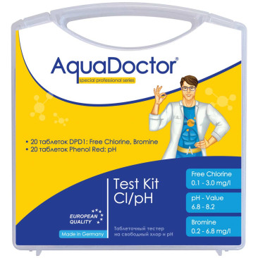 Тестер AquaDoctor Test Kit Cl/pH