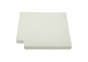 Кутовий елемент 90° для 25 см переливної решітки (білий)