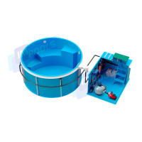 IMPOOLS Басейн поліпропіленовий (кругла чаша) 3,0м (акційний комплект) IMPOOLS Басейн поліпропіленовий (кругла чаша) 3,0м (акційний комплект)