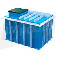 IMPOOLS Технічне-приміщення під обладнання H-1,30_L-2,00_W-1,50 метра IMPOOLS Технічне-приміщення під обладнання H-1,30_L-2,00_W-1,50 метра