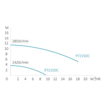 Насос Bridge двошвидкісний з таймером, 1,1/0,41 кВт, 17/ 6 куб.м/год (1 1/2