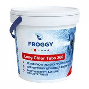 Повільний хлор Long Chlor Tabs 200, 1 кг